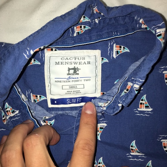 Cactus button down - Picture 2 of 3